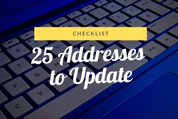 25 addresses to update before hitting the road kamper mail